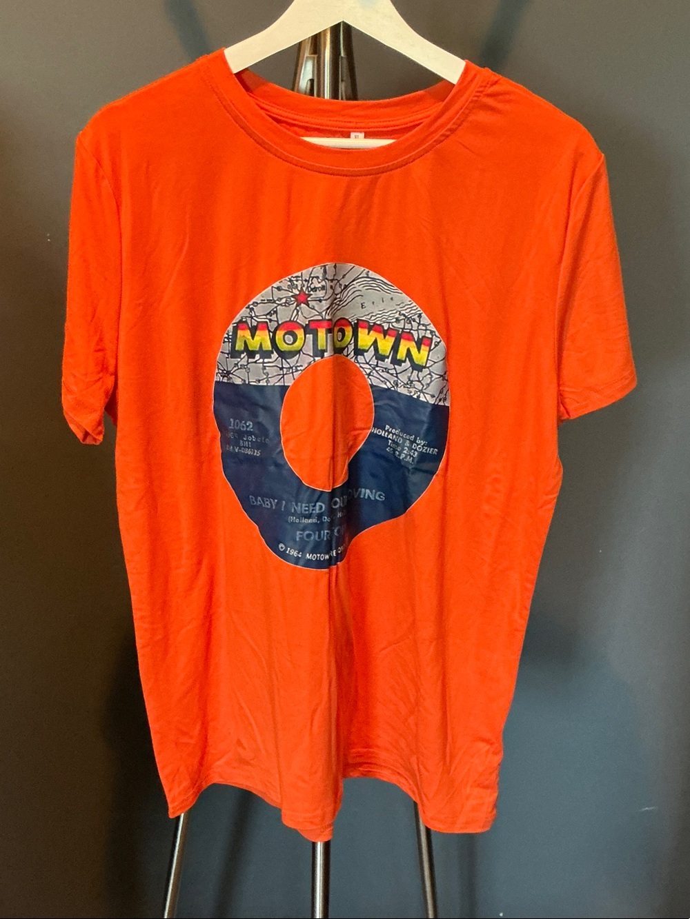 NWOT Motown Graphic Tee - Orange Men’s T-Shirt